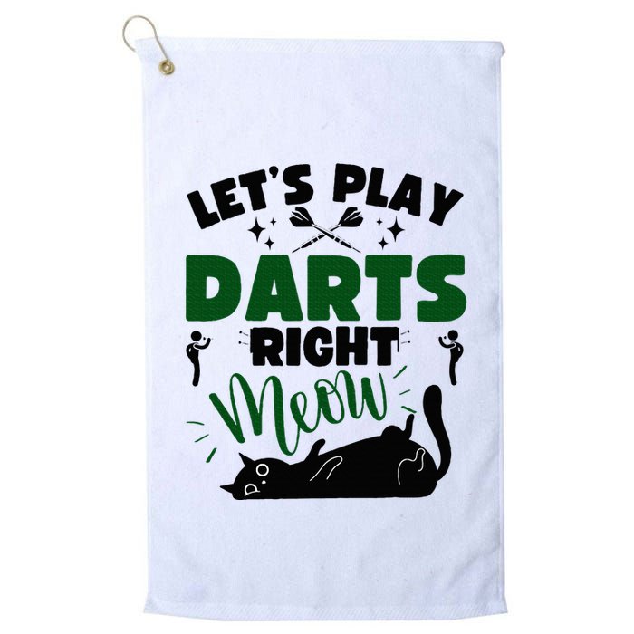 Darts & Cats  Dartboard Funny Dart Player Team Darts Player  Golf Towel