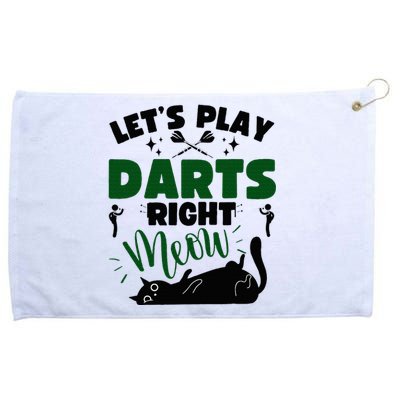 Darts & Cats  Dartboard Funny Dart Player Team Darts Player  Grommeted Golf Towel