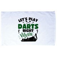 Darts & Cats  Dartboard Funny Dart Player Team Darts Player  Microfiber Hand Towel