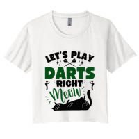 Darts & Cats  Dartboard Funny Dart Player Team Darts Player  Crop Top