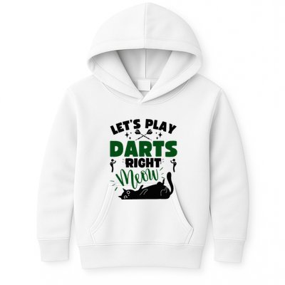 Darts & Cats  Dartboard Funny Dart Player Team Darts Player  Kids Hoodie