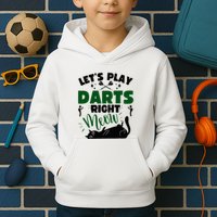 Darts & Cats  Dartboard Funny Dart Player Team Darts Player  Kids Hoodie