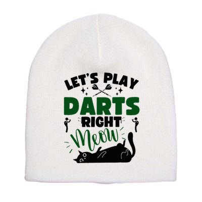 Darts & Cats  Dartboard Funny Dart Player Team Darts Player  Short Acrylic Beanie