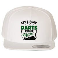 Darts & Cats  Dartboard Funny Dart Player Team Darts Player  Wool Snapback Cap