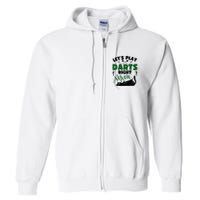 Darts & Cats  Dartboard Funny Dart Player Team Darts Player  Full Zip Hoodie