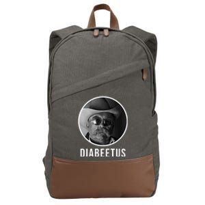 Diabeetus Copy Cotton Canvas Backpack