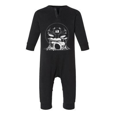 Drummer Cushion Infant Fleece One Piece