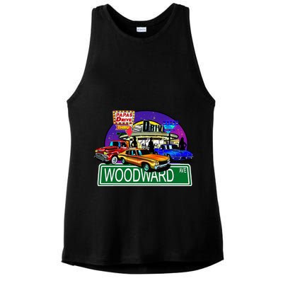 Diner Cruise Ladies PosiCharge Tri-Blend Wicking Tank