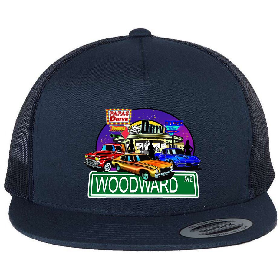 Diner Cruise Flat Bill Trucker Hat