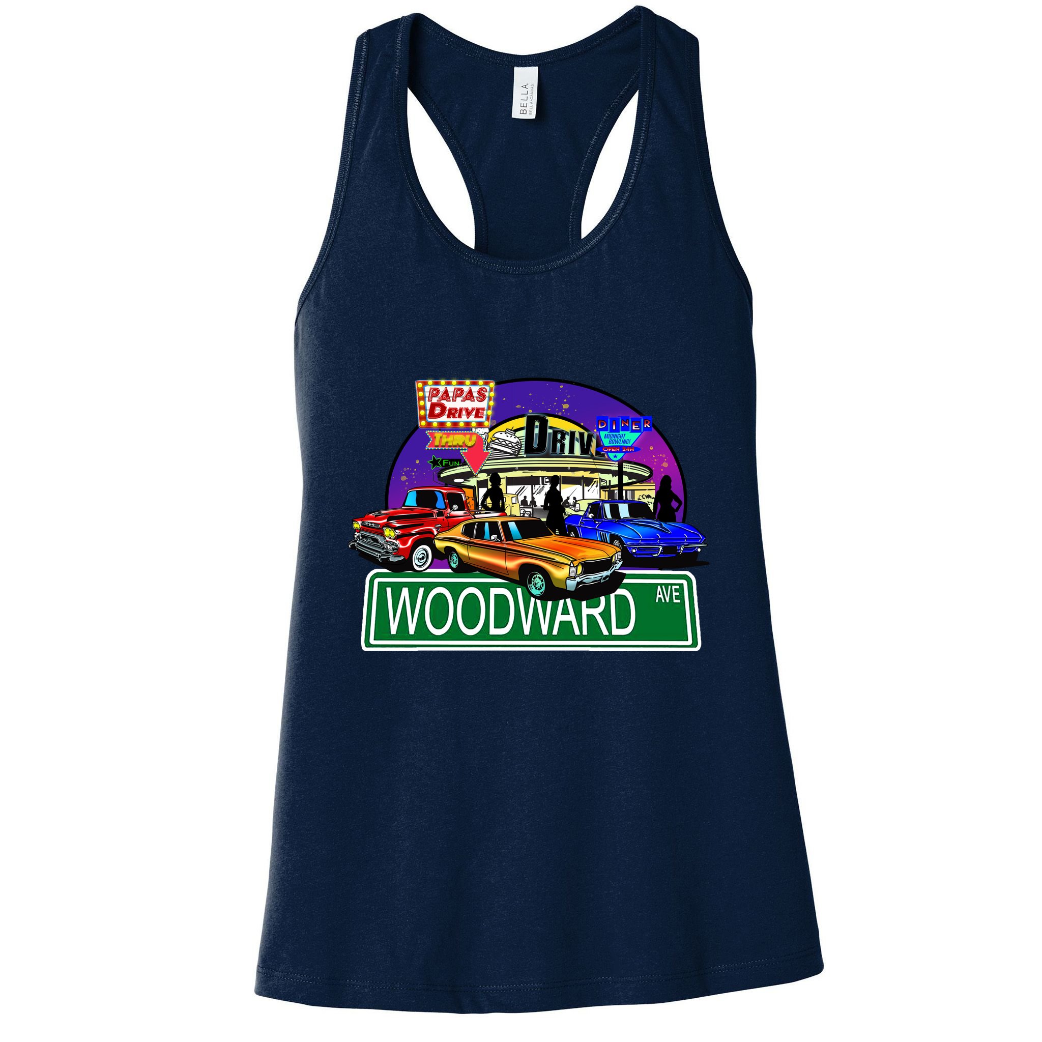Diner Cruise Womens Tank Top