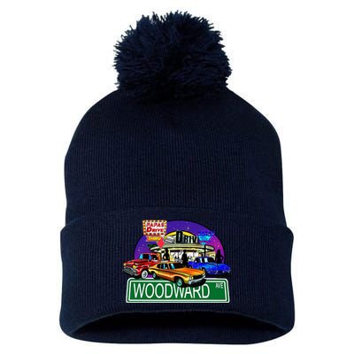 Diner Cruise Pom Pom 12in Knit Beanie