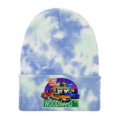 Diner Cruise Tie Dye 12in Knit Beanie