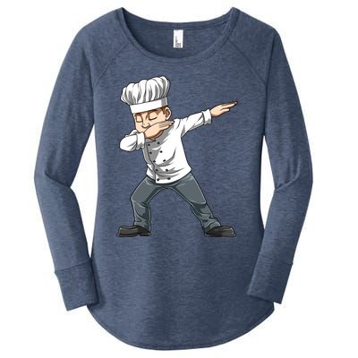 Dabbing Chef Dab Chef Dancing Chef Cooking Birthday Party Great Gift Women's Perfect Tri Tunic Long Sleeve Shirt