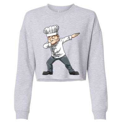 Dabbing Chef Dab Chef Dancing Chef Cooking Birthday Party Great Gift Cropped Pullover Crew