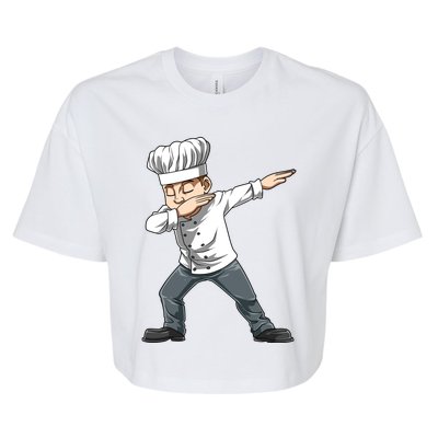 Dabbing Chef Dab Chef Dancing Chef Cooking Birthday Party Great Gift Bella+Canvas Jersey Crop Tee