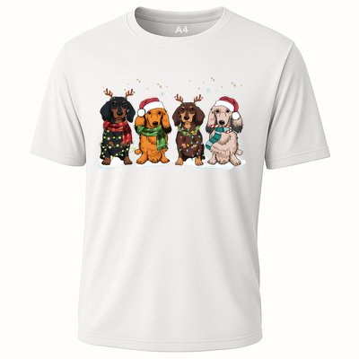 Dachshund Christmas Dog Lover Family Performance Shirt