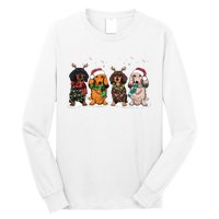 Dachshund Christmas Dog Lover Family Long Sleeve Shirt