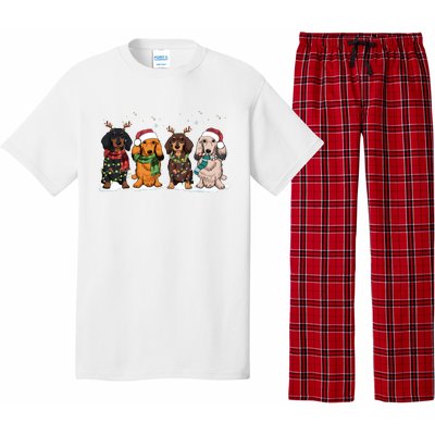 Dachshund Christmas Dog Lover Family Pajama Set