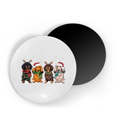 Dachshund Christmas Dog Lover Family Magnet