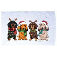 Dachshund Christmas Dog Lover Family Microfiber Hand Towel