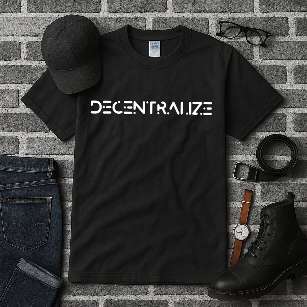 Decentralize Cryptocurrency Tall T-Shirt