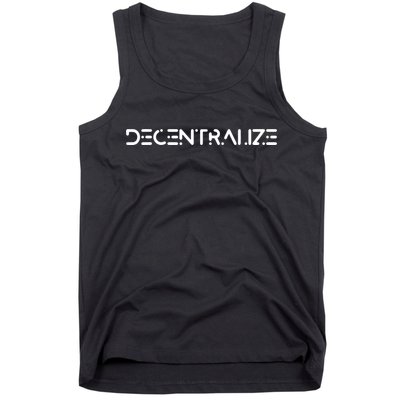 Decentralize Cryptocurrency Tank Top