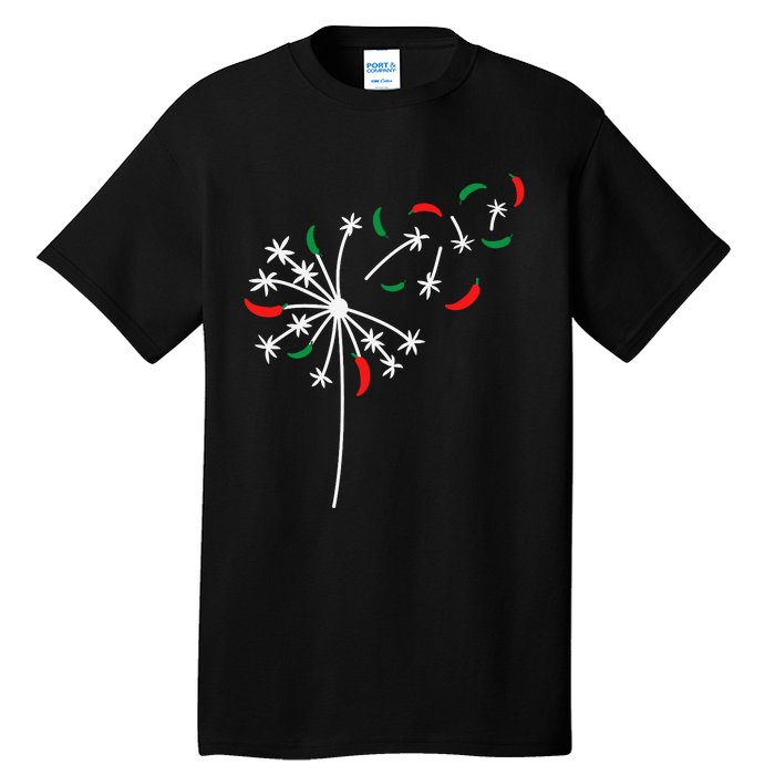 Dandelion Cinco De Mayo Cute Chili Flower Mexican Fiesta Tall T-Shirt