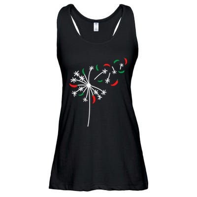 Dandelion Cinco De Mayo Cute Chili Flower Mexican Fiesta Ladies Essential Flowy Tank
