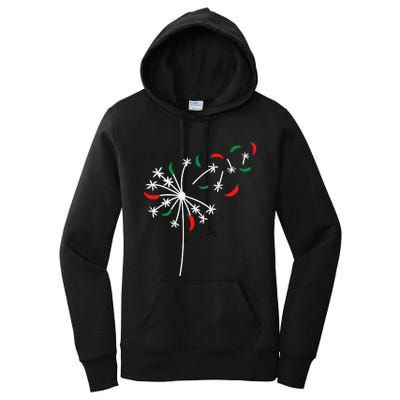 Dandelion Cinco De Mayo Cute Chili Flower Mexican Fiesta Women's Pullover Hoodie