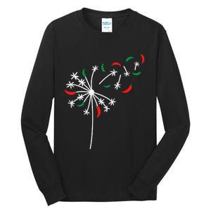 Dandelion Cinco De Mayo Cute Chili Flower Mexican Fiesta Tall Long Sleeve T-Shirt