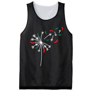 Dandelion Cinco De Mayo Cute Chili Flower Mexican Fiesta Mesh Reversible Basketball Jersey Tank