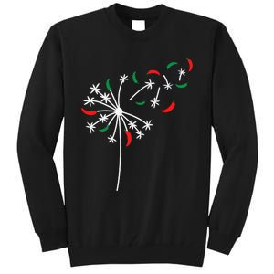 Dandelion Cinco De Mayo Cute Chili Flower Mexican Fiesta Tall Sweatshirt