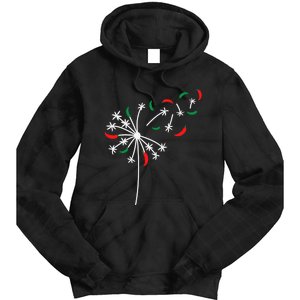 Dandelion Cinco De Mayo Cute Chili Flower Mexican Fiesta Tie Dye Hoodie