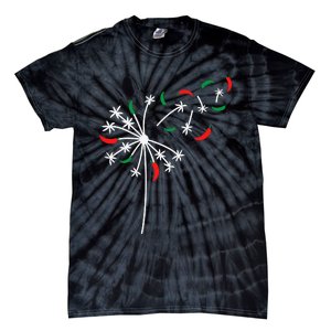 Dandelion Cinco De Mayo Cute Chili Flower Mexican Fiesta Tie-Dye T-Shirt