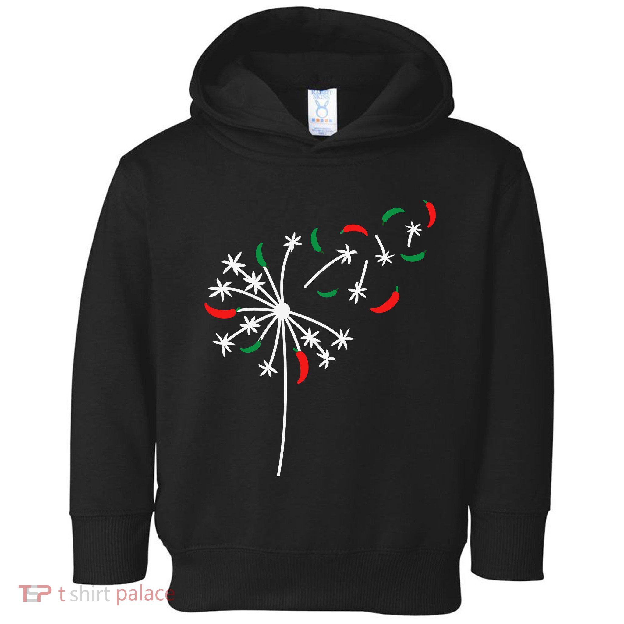 Dandelion Cinco De Mayo Cute Chili Flower Mexican Fiesta Toddler Hoodie