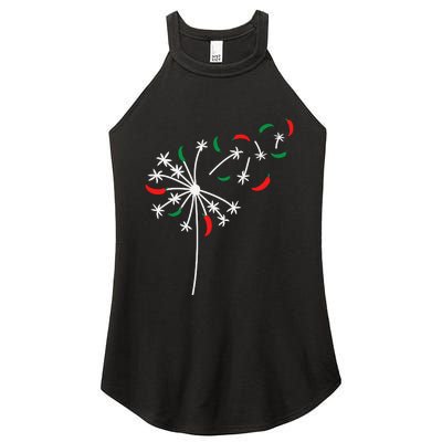 Dandelion Cinco De Mayo Cute Chili Flower Mexican Fiesta Women's Perfect Tri Rocker Tank