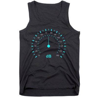 Db Classic Decibel Sound Meter Sound & Music Tank Top