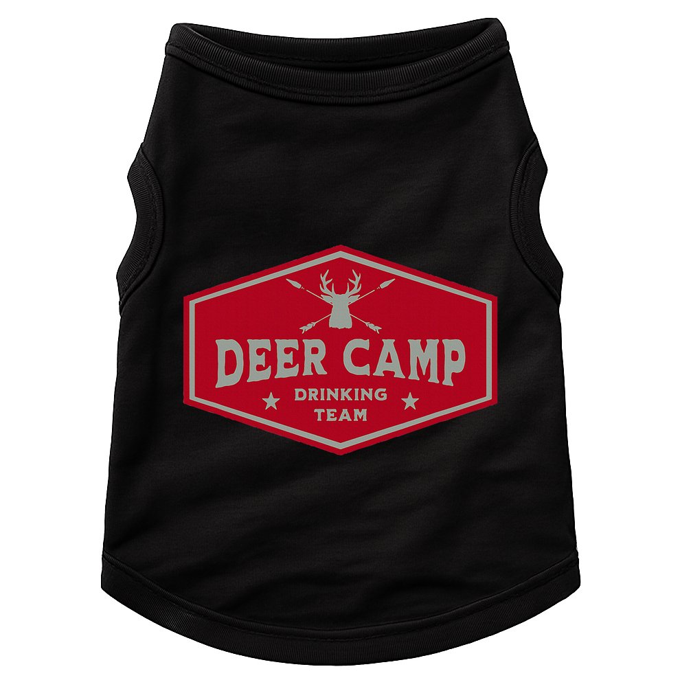 Deer Camp Drinking Team Funny Hunting Doggie Tank