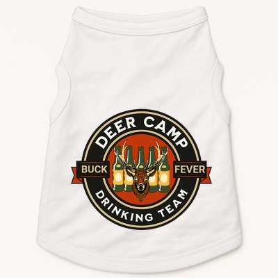 Deer Camp Drinking Team Funny Hunting Doggie Tank
