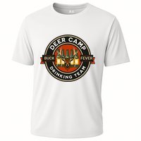 Deer Camp Drinking Team Funny Hunting Cooling Performance Crew T-Shirt