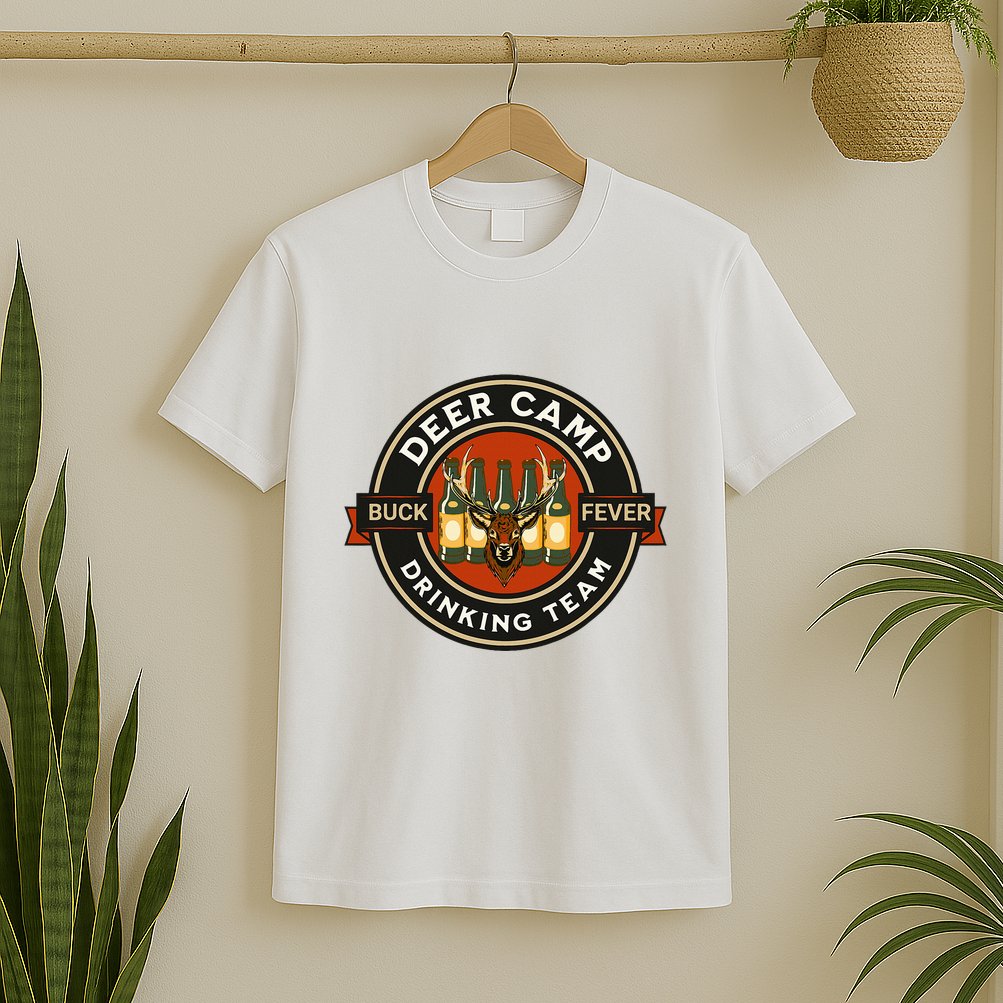 Deer Camp Drinking Team Funny Hunting T-Shirt