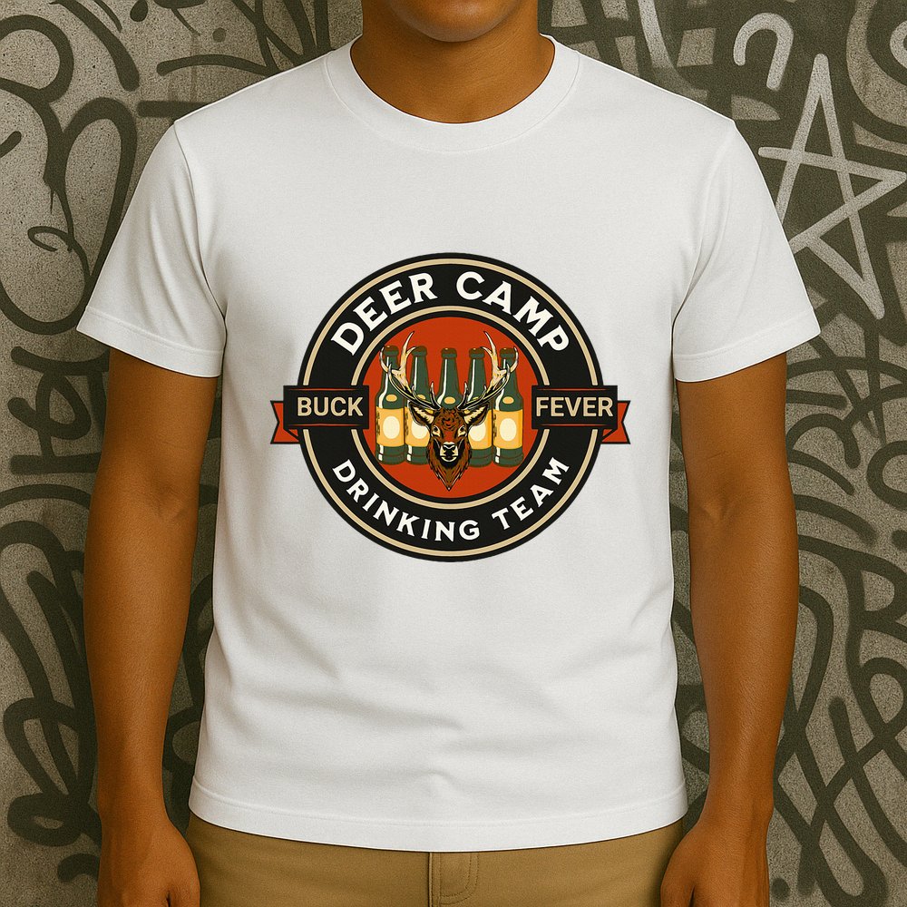 Deer Camp Drinking Team Funny Hunting T-Shirt