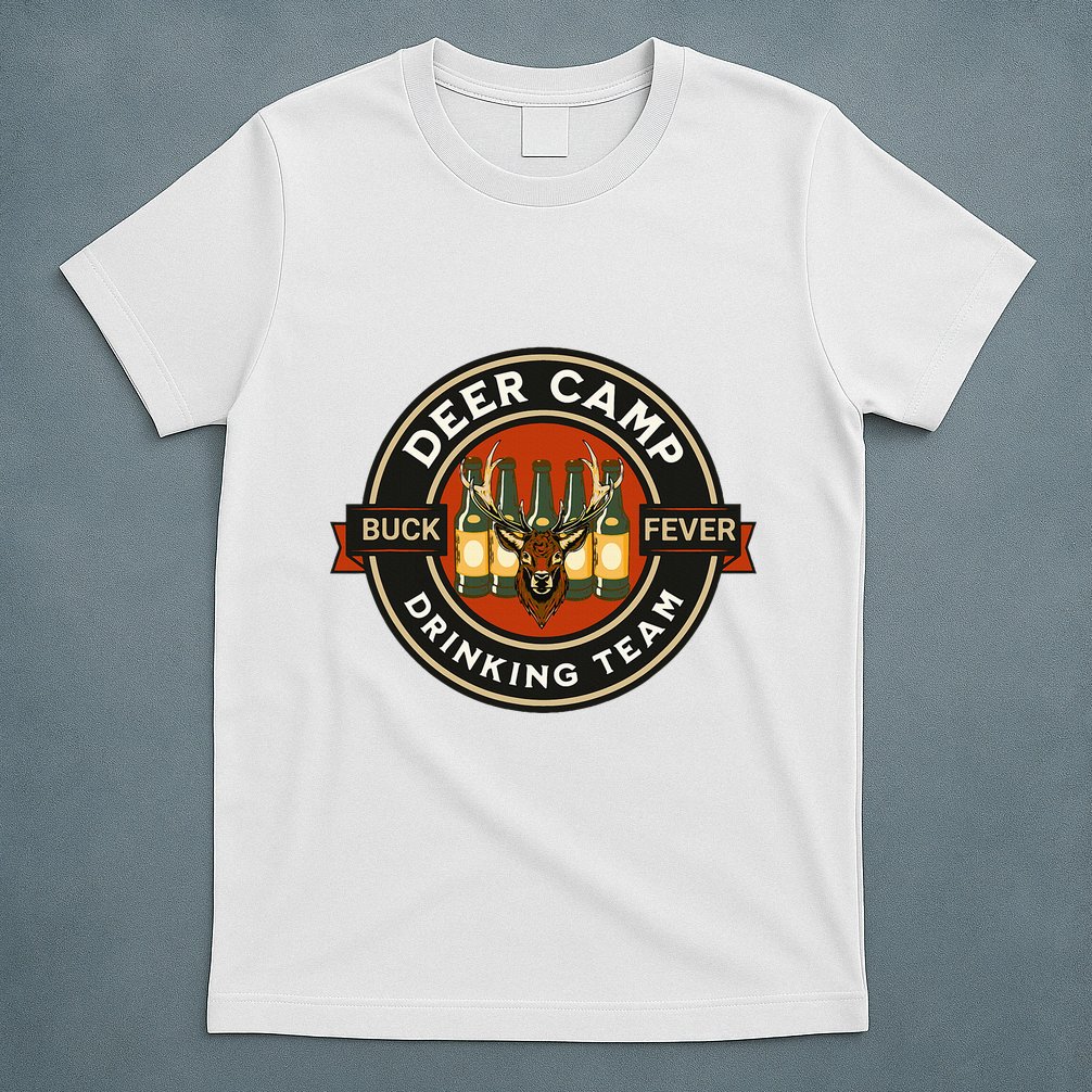 Deer Camp Drinking Team Funny Hunting T-Shirt