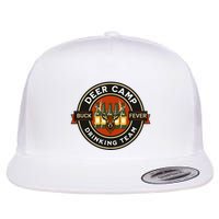 Deer Camp Drinking Team Funny Hunting Flat Bill Trucker Hat