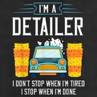 Detailer Car Detailing Car Wash 7 Panel Mesh Trucker Snapback Hat