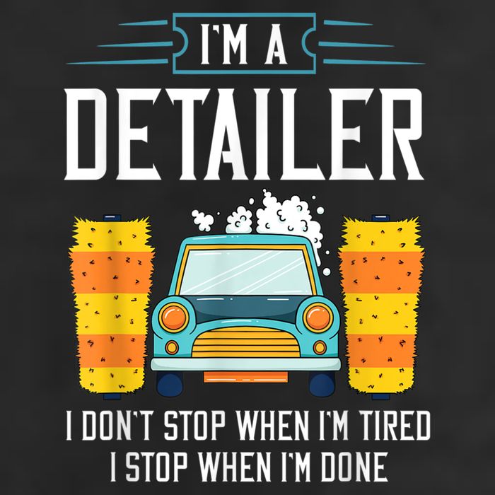 Detailer Car Detailing Car Wash 7 Panel Mesh Trucker Snapback Hat