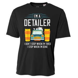 Detailer Car Detailing Car Wash Cooling Performance Crew T-Shirt