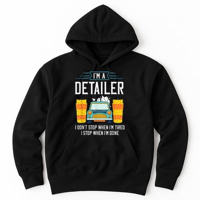 Detailer Car Detailing Car Wash Hoodie