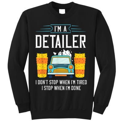 Detailer Car Detailing Car Wash Sweatshirt