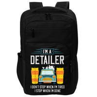 Detailer Car Detailing Car Wash Impact Tech Backpack